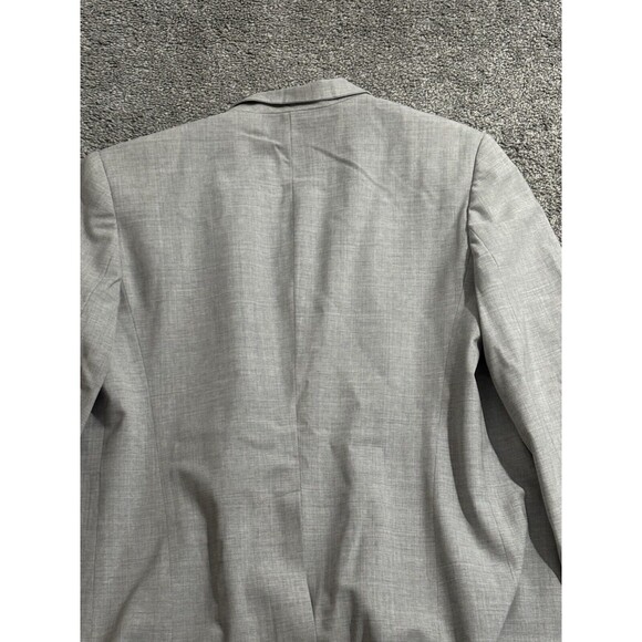 MM. Lafleur Light Grey Wool Blend Open Front Blazer Jacket Women’s Medium - Picture 8 of 8